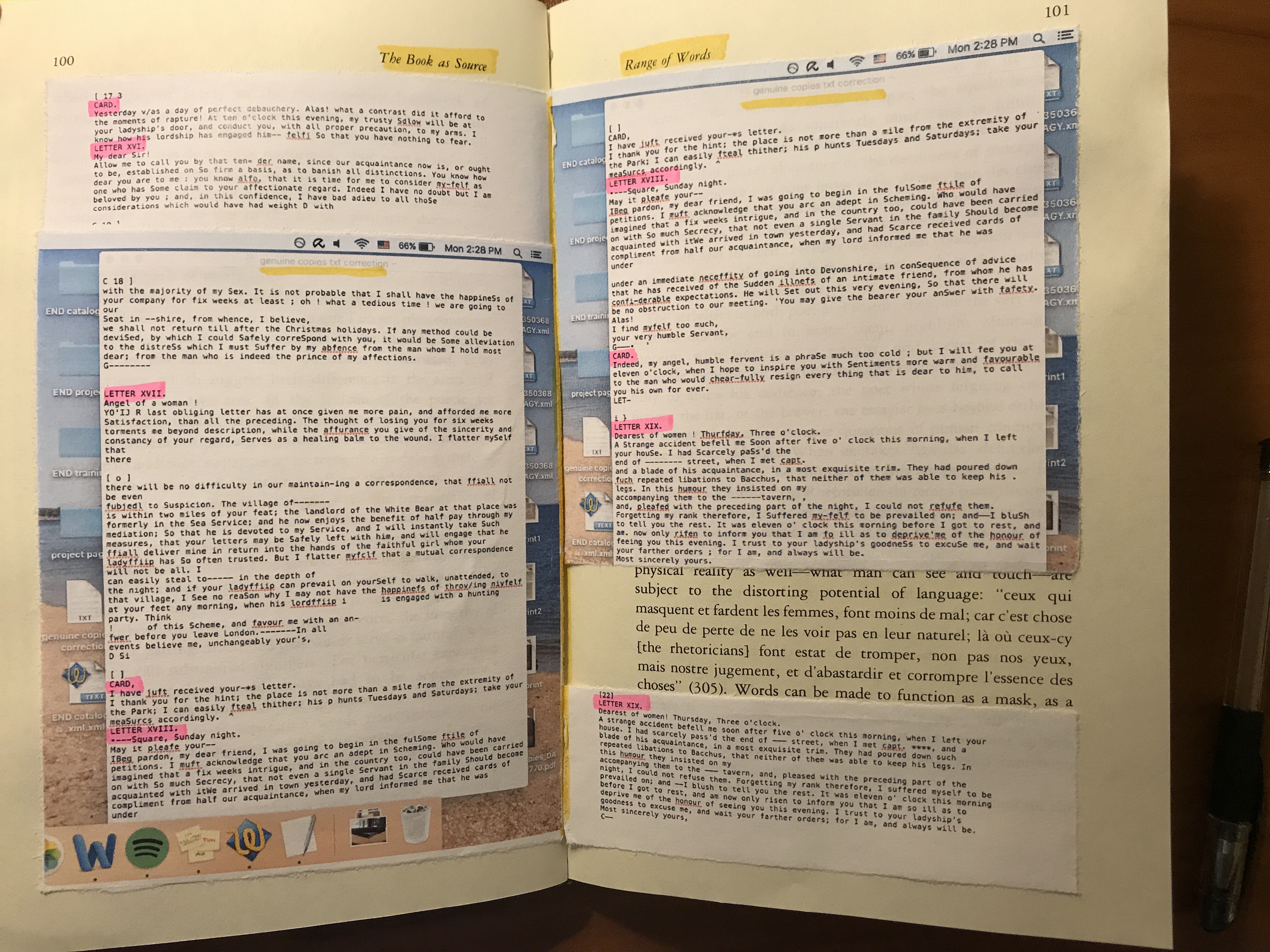 Pages from "Genuine Copies"