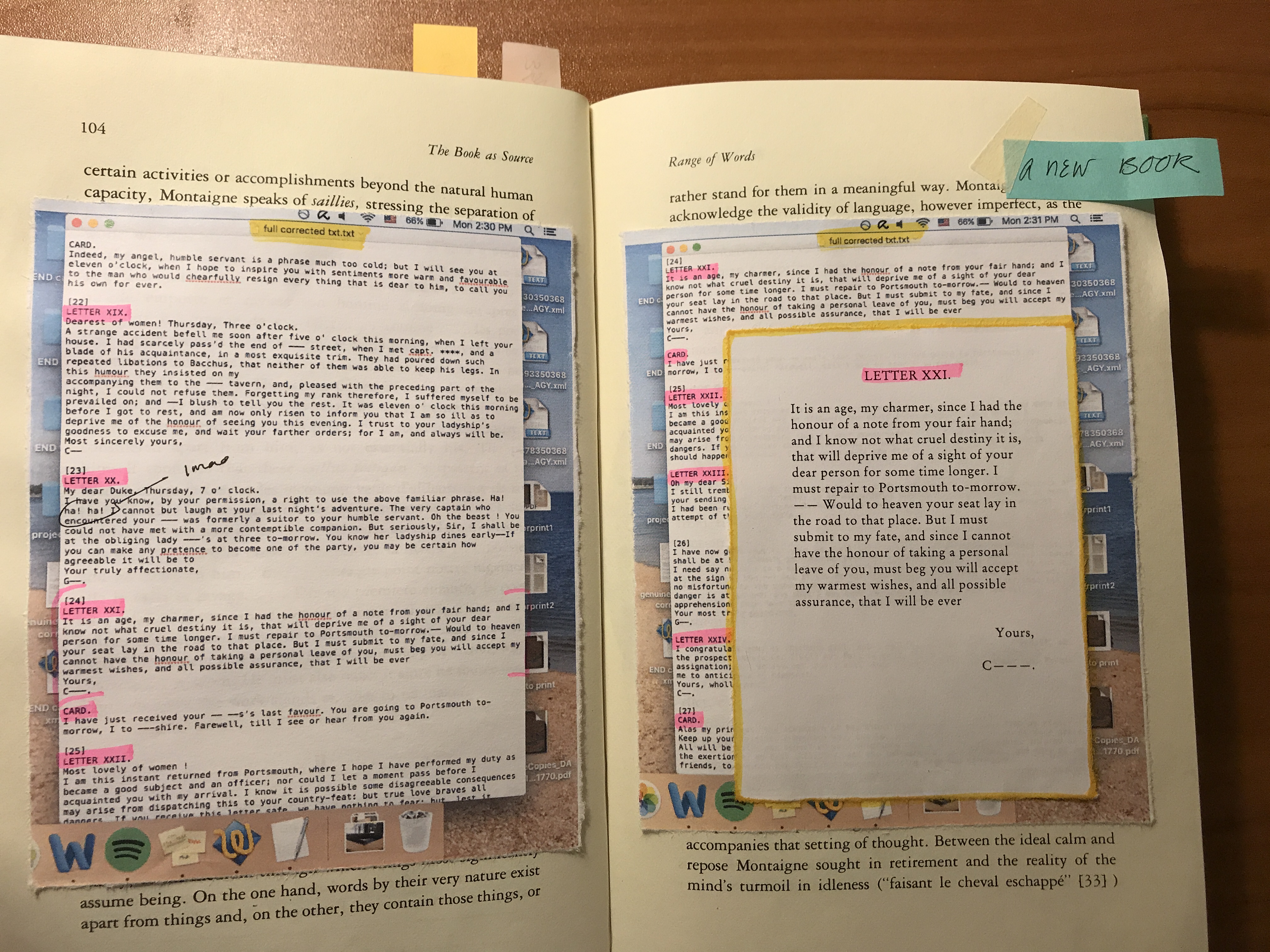 Pages from "Genuine Copies"