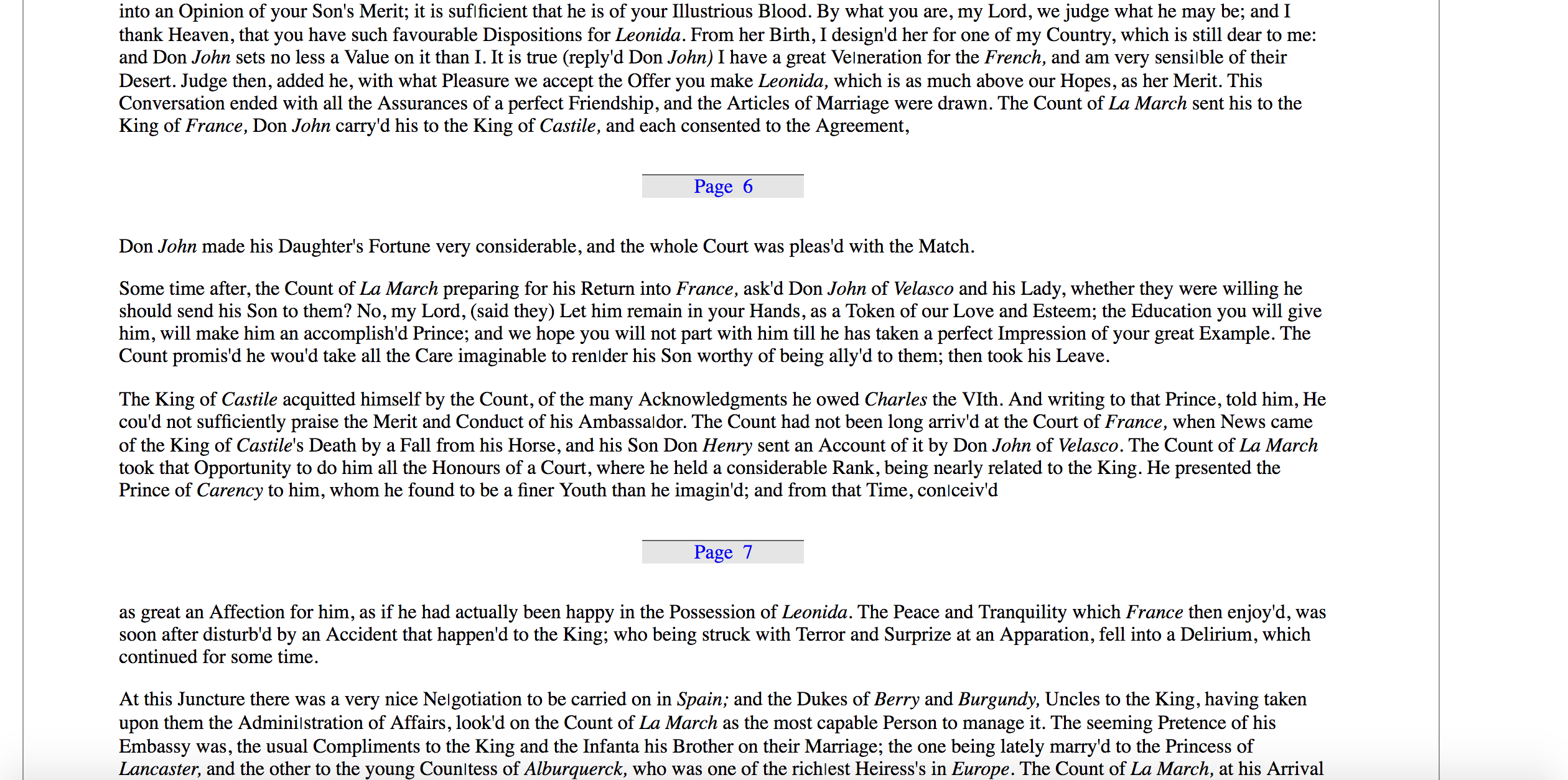 Screenshot of an ECCO fulltext.